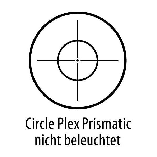Leupold Zielfernrohr Prismatic 1x14, dunkelbraun, Circle Plex Absehen, beleuchtet