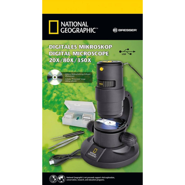 National Geographic Digitales Mikroskop 20x/80x/350x