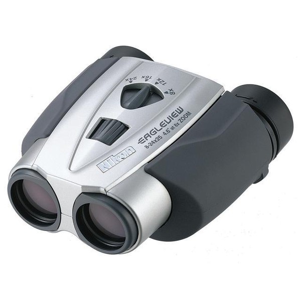 Nikon Zoom-Fernglas Eagleview 8-24x25 CF, silber