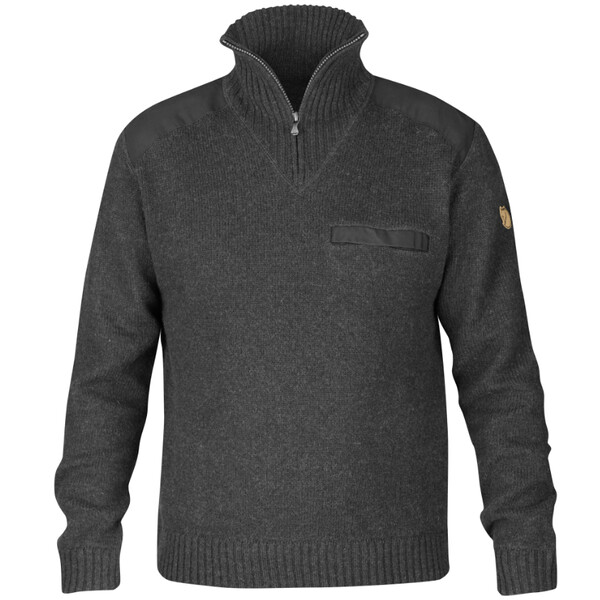 Fjällräven Koster Sweater M, 030 Dark Grey, S