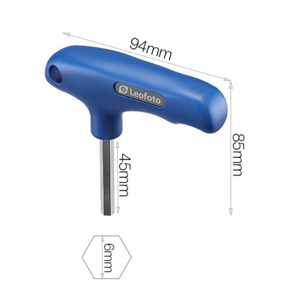 Leofoto TB6-45 6mm Innensechskantschlüssel mit Griff