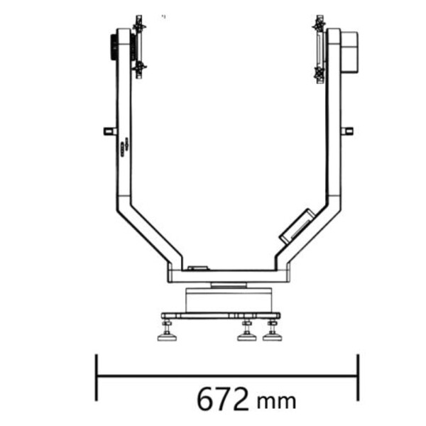 iOptron Montierung HAZ130 Strain Wave Alt-AZ