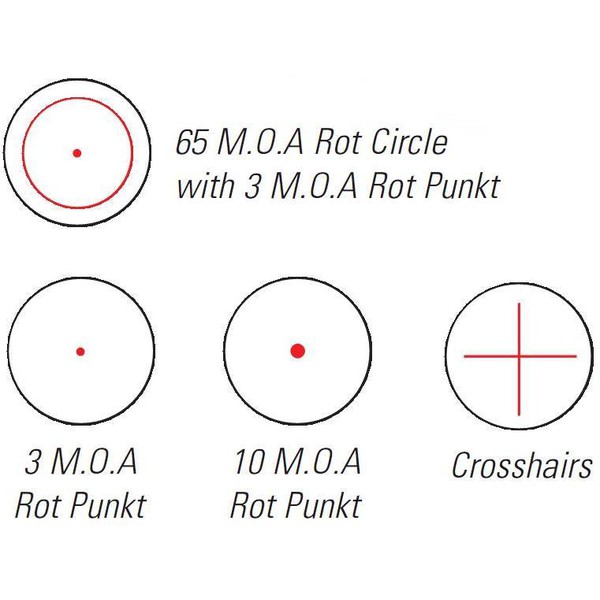 Bushnell Zielfernrohr Trophy 1x28, Red Dot, verschiedene Absehen, beleuchtet