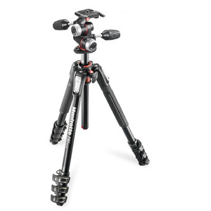 Manfrotto Aluminium-Dreibeinstativ MK190XPRO4-3W mit 3-Wegeneiger