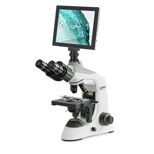 Kern Digitalmikroskop-Sets, OBE 134T241, digital, 1,25 Abbe-Kondensor, fix, USB 2.0, 40-1000x, 3W LED, 5 MP, Tablet