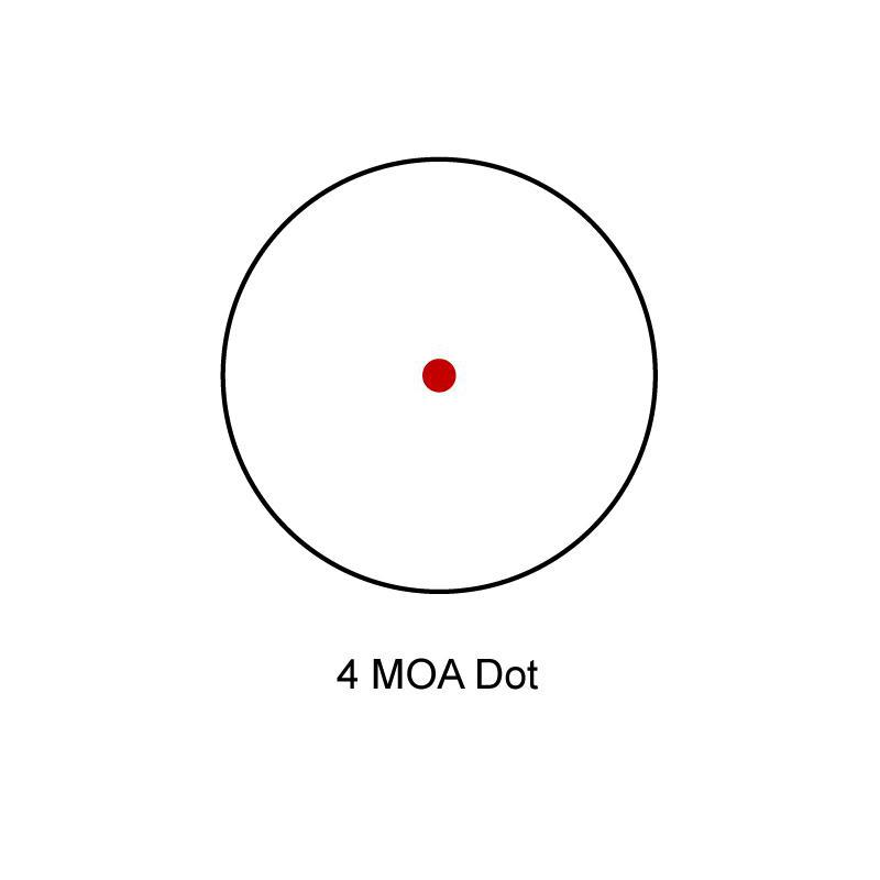 Simmons Zielfernrohr Red Dot 30mm, Universal Rail Mount, 4 M.O.A Red Dot Absehen, beleuchtet