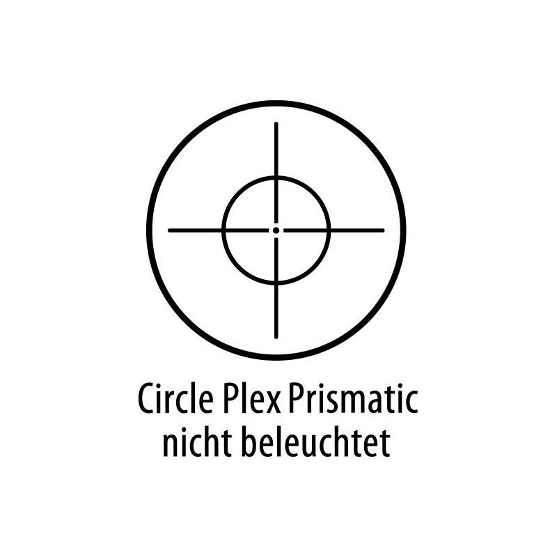 Leupold Zielfernrohr Prismatic 1x14, dunkelbraun, Circle Plex Absehen, beleuchtet