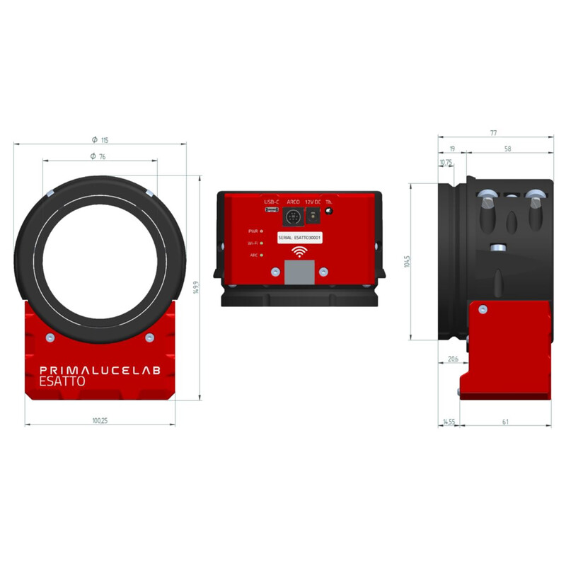 PrimaLuceLab ESATTO 3" Motor-Mikrofokussierer