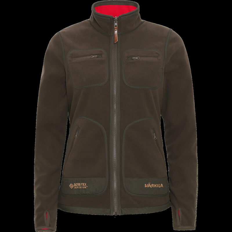 Härkila Kamko Fleecejacke Women, Brown/Red Gr. L