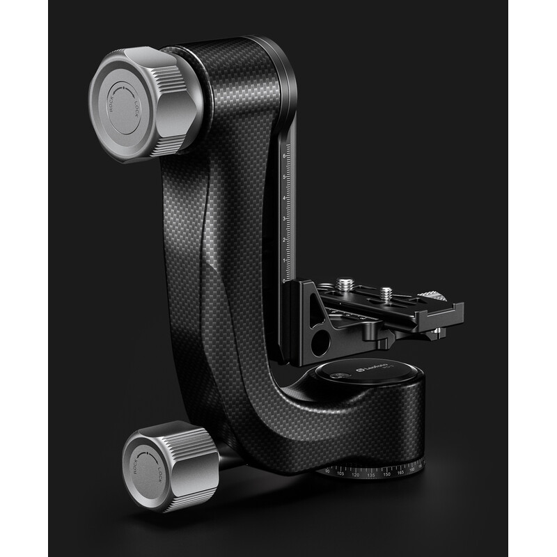 Leofoto 2-Wege-Neiger PG-3 Carbon-Gimbal black