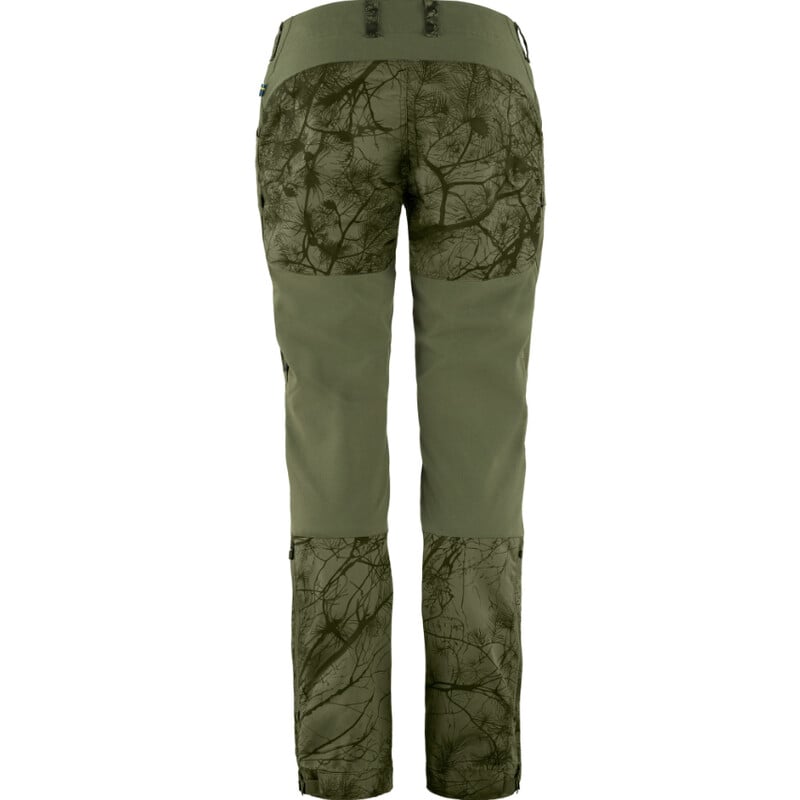 Fjällräven Keb Trousers W Reg, 626-625 Green Camo-Laurel Green, 40