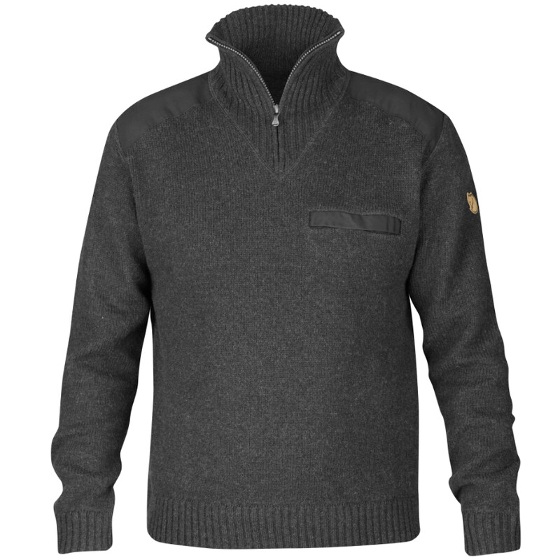 Fjällräven Koster Sweater M, 030 Dark Grey, M