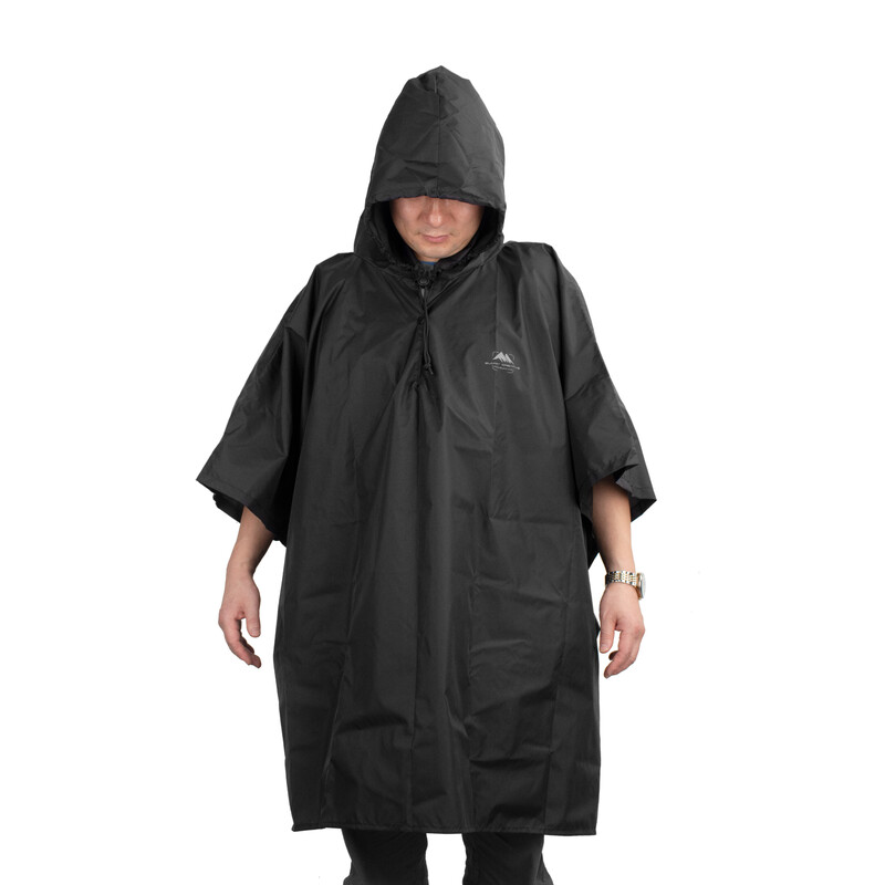 Summit-Creative Regenponcho schwarz