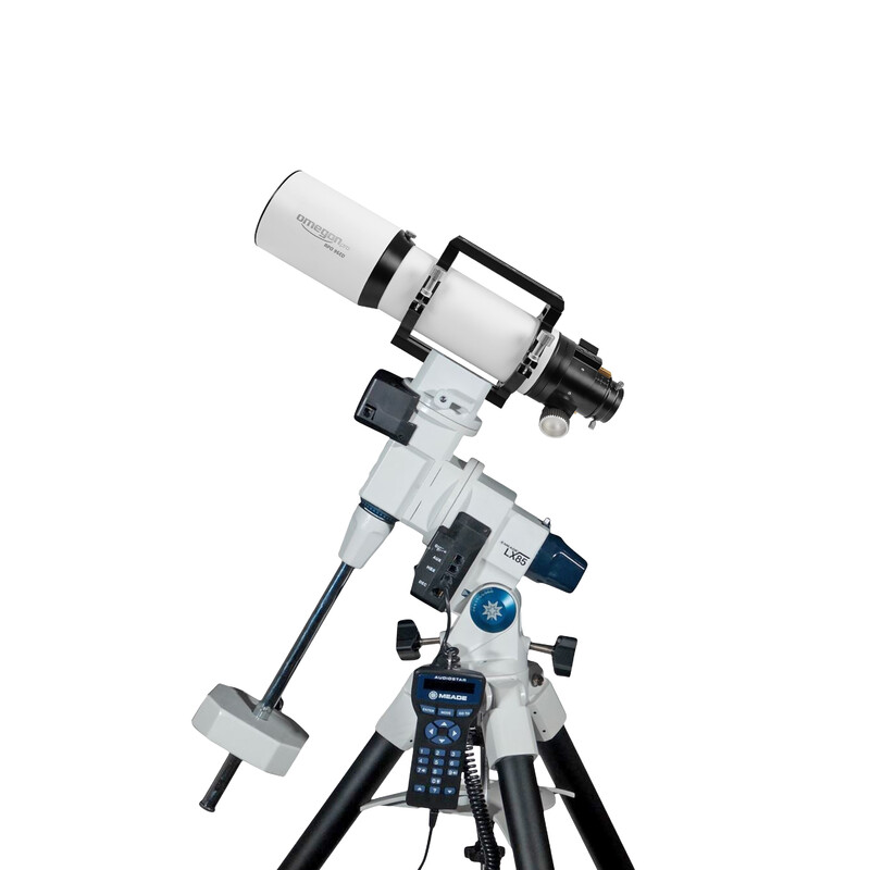 Omegon Apochromatischer Refraktor AP 96/575 Pro APO Triplet ED FCD-100 + Meade LX85 GoTo