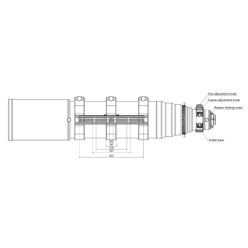 Askar Apochromatischer Refraktor AP 203/1421 OTA