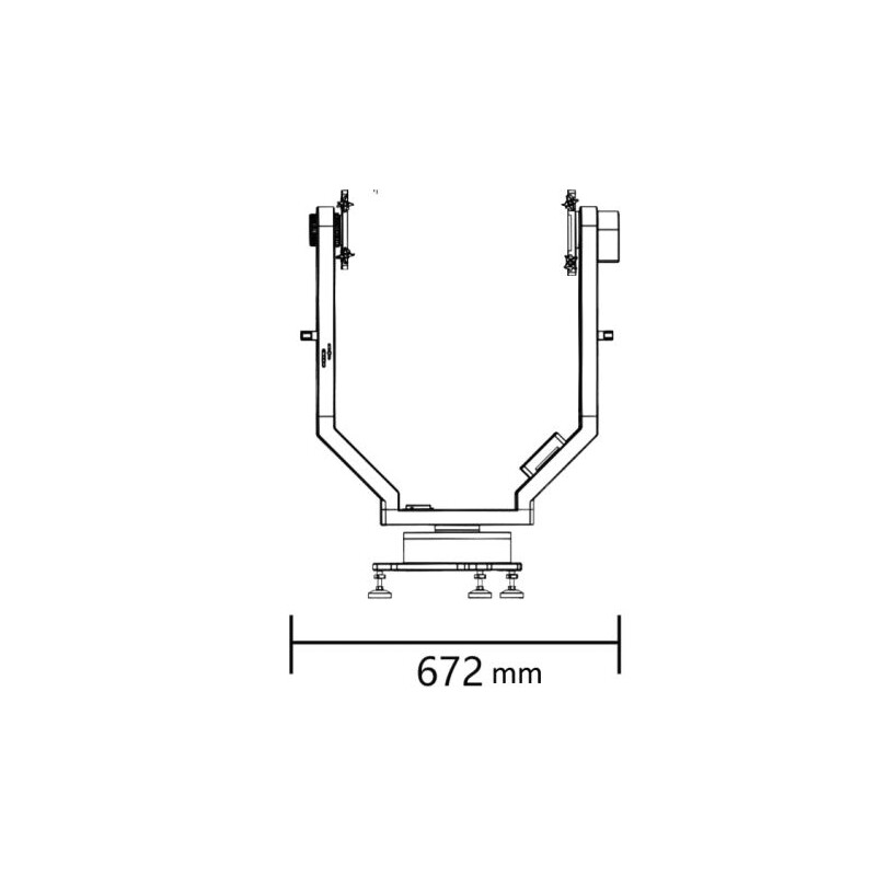 iOptron Montierung HAZ130 Strain Wave Alt-AZ