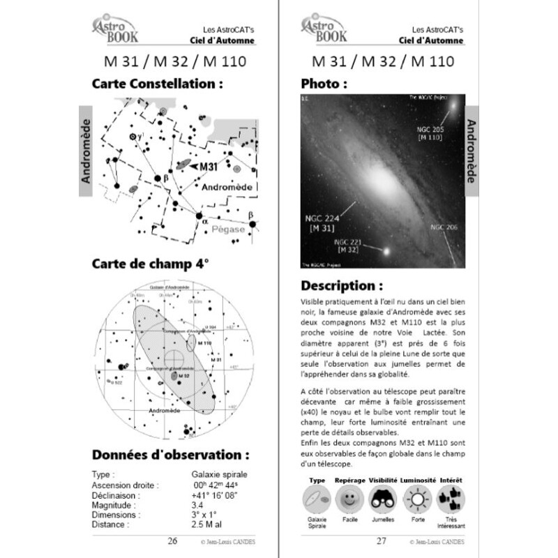 Astrobook Atlas Les AstroCAT's – Volume 3 : Ciel d'Automne